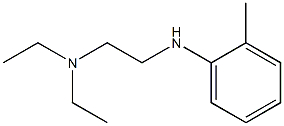 diethyl({2-[(2-methylphenyl)amino]ethyl})amine,,结构式
