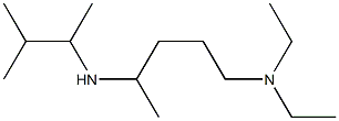 diethyl({4-[(3-methylbutan-2-yl)amino]pentyl})amine 化学構造式