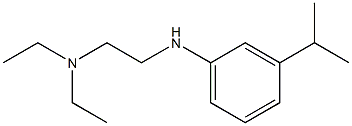 diethyl(2-{[3-(propan-2-yl)phenyl]amino}ethyl)amine