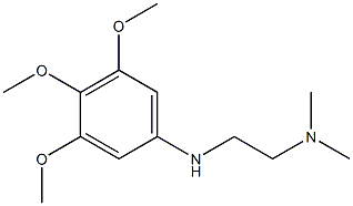 dimethyl({2-[(3,4,5-trimethoxyphenyl)amino]ethyl})amine Struktur
