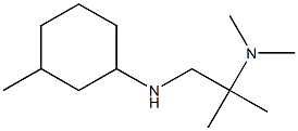  dimethyl({2-methyl-1-[(3-methylcyclohexyl)amino]propan-2-yl})amine