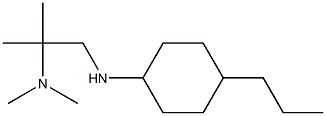 dimethyl({2-methyl-1-[(4-propylcyclohexyl)amino]propan-2-yl})amine