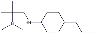  dimethyl({2-methyl-1-[(4-propylcyclohexyl)amino]propan-2-yl})amine