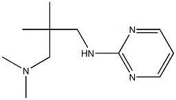 dimethyl({2-methyl-2-[(pyrimidin-2-ylamino)methyl]propyl})amine,,结构式