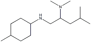 dimethyl({4-methyl-1-[(4-methylcyclohexyl)amino]pentan-2-yl})amine