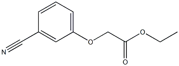 ethyl (3-cyanophenoxy)acetate,,结构式