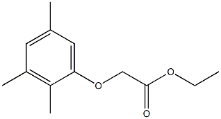 ethyl 2-(2,3,5-trimethylphenoxy)acetate 化学構造式