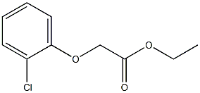 ethyl 2-(2-chlorophenoxy)acetate,,结构式