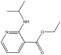 ethyl 2-(propan-2-ylamino)pyridine-3-carboxylate 化学構造式