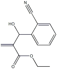 ethyl 2-[(2-cyanophenyl)(hydroxy)methyl]prop-2-enoate Structure