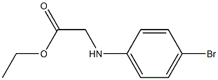 ethyl 2-[(4-bromophenyl)amino]acetate Structure