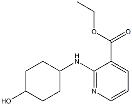 ethyl 2-[(4-hydroxycyclohexyl)amino]pyridine-3-carboxylate Structure