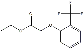 ethyl 2-[2-(trifluoromethyl)phenoxy]acetate 结构式