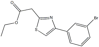 ethyl 2-[4-(3-bromophenyl)-1,3-thiazol-2-yl]acetate|