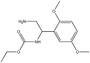 ethyl 2-amino-1-(2,5-dimethoxyphenyl)ethylcarbamate Structure