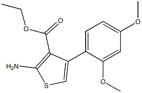  ethyl 2-amino-4-(2,4-dimethoxyphenyl)thiophene-3-carboxylate