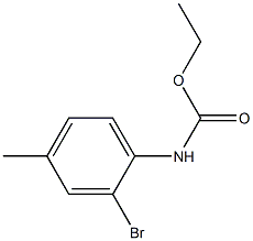 ethyl 2-bromo-4-methylphenylcarbamate 结构式