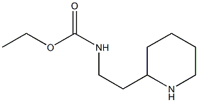 ethyl 2-piperidin-2-ylethylcarbamate,,结构式