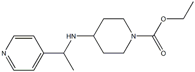 ethyl 4-{[1-(pyridin-4-yl)ethyl]amino}piperidine-1-carboxylate 结构式