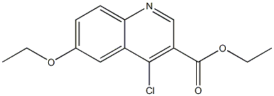 ethyl 4-chloro-6-ethoxyquinoline-3-carboxylate Structure