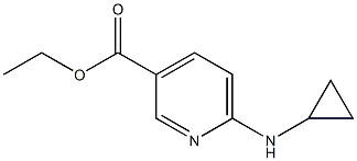 ethyl 6-(cyclopropylamino)pyridine-3-carboxylate Structure