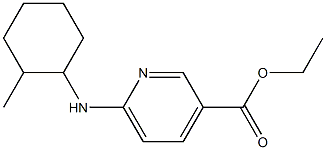 ethyl 6-[(2-methylcyclohexyl)amino]pyridine-3-carboxylate Struktur