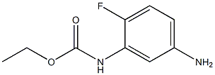 ethyl N-(5-amino-2-fluorophenyl)carbamate 化学構造式