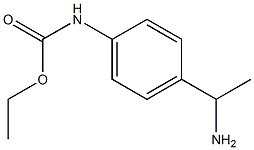 ethyl N-[4-(1-aminoethyl)phenyl]carbamate,,结构式