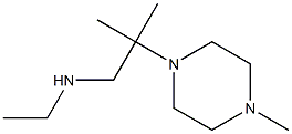 ethyl[2-methyl-2-(4-methylpiperazin-1-yl)propyl]amine 化学構造式