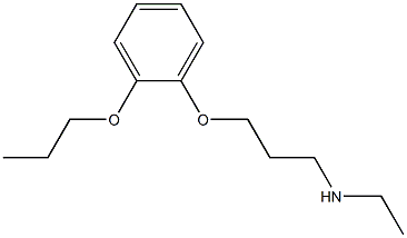 ethyl[3-(2-propoxyphenoxy)propyl]amine Structure