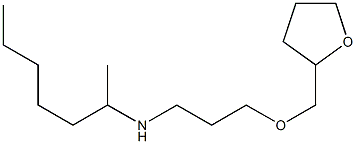 heptan-2-yl[3-(oxolan-2-ylmethoxy)propyl]amine,,结构式