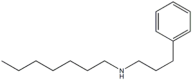 heptyl(3-phenylpropyl)amine 结构式