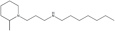heptyl[3-(2-methylpiperidin-1-yl)propyl]amine,,结构式