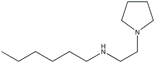 hexyl[2-(pyrrolidin-1-yl)ethyl]amine,,结构式