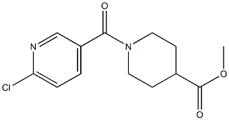 methyl 1-[(6-chloropyridin-3-yl)carbonyl]piperidine-4-carboxylate