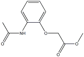 methyl 2-(2-acetamidophenoxy)acetate Structure