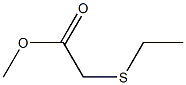 methyl 2-(ethylsulfanyl)acetate 结构式