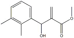 methyl 2-[(2,3-dimethylphenyl)(hydroxy)methyl]prop-2-enoate,,结构式