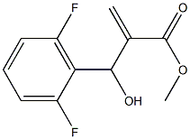 methyl 2-[(2,6-difluorophenyl)(hydroxy)methyl]prop-2-enoate Structure