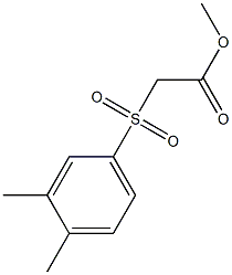 methyl 2-[(3,4-dimethylbenzene)sulfonyl]acetate Structure