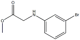 methyl 2-[(3-bromophenyl)amino]acetate