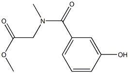methyl 2-[(3-hydroxyphenyl)-N-methylformamido]acetate|