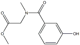  methyl 2-[(3-hydroxyphenyl)-N-methylformamido]acetate