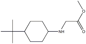 methyl 2-[(4-tert-butylcyclohexyl)amino]acetate Structure