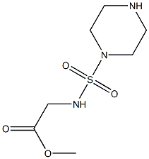 methyl 2-[(piperazine-1-sulfonyl)amino]acetate|