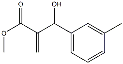 methyl 2-[hydroxy(3-methylphenyl)methyl]prop-2-enoate Structure
