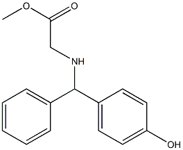 methyl 2-{[(4-hydroxyphenyl)(phenyl)methyl]amino}acetate|