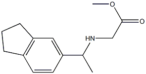 methyl 2-{[1-(2,3-dihydro-1H-inden-5-yl)ethyl]amino}acetate