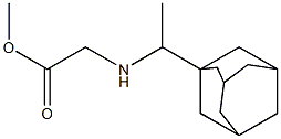 methyl 2-{[1-(adamantan-1-yl)ethyl]amino}acetate Struktur