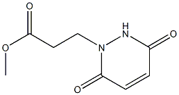 methyl 3-(3,6-dioxo-1,2,3,6-tetrahydropyridazin-1-yl)propanoate Struktur